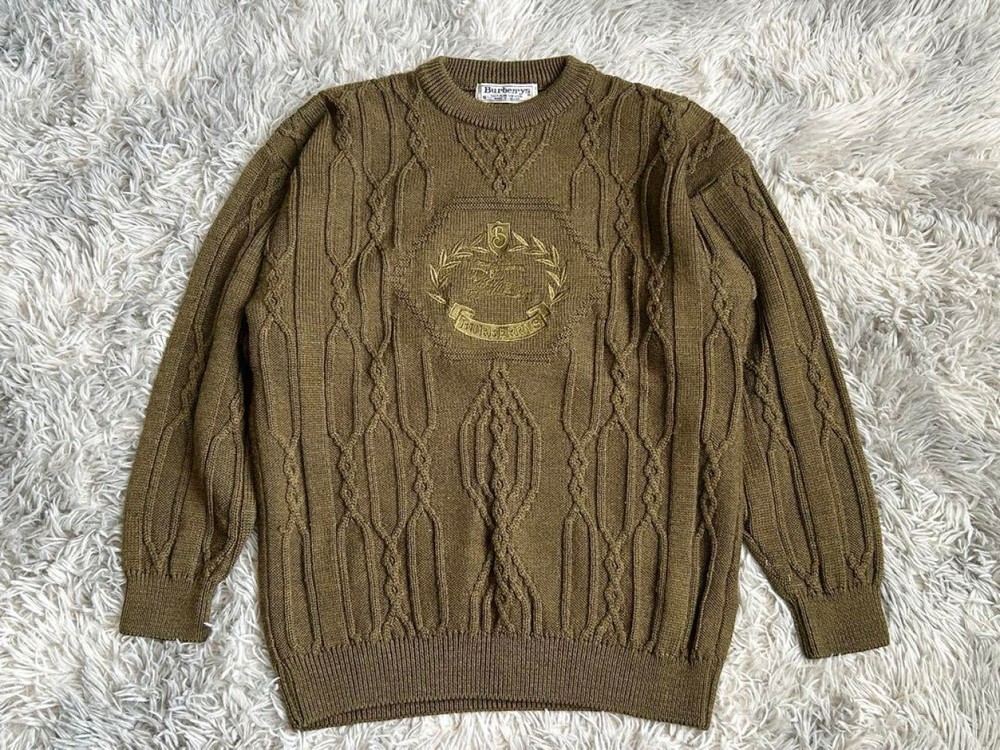 Burberry knit sweater Men's Fashion from Japan