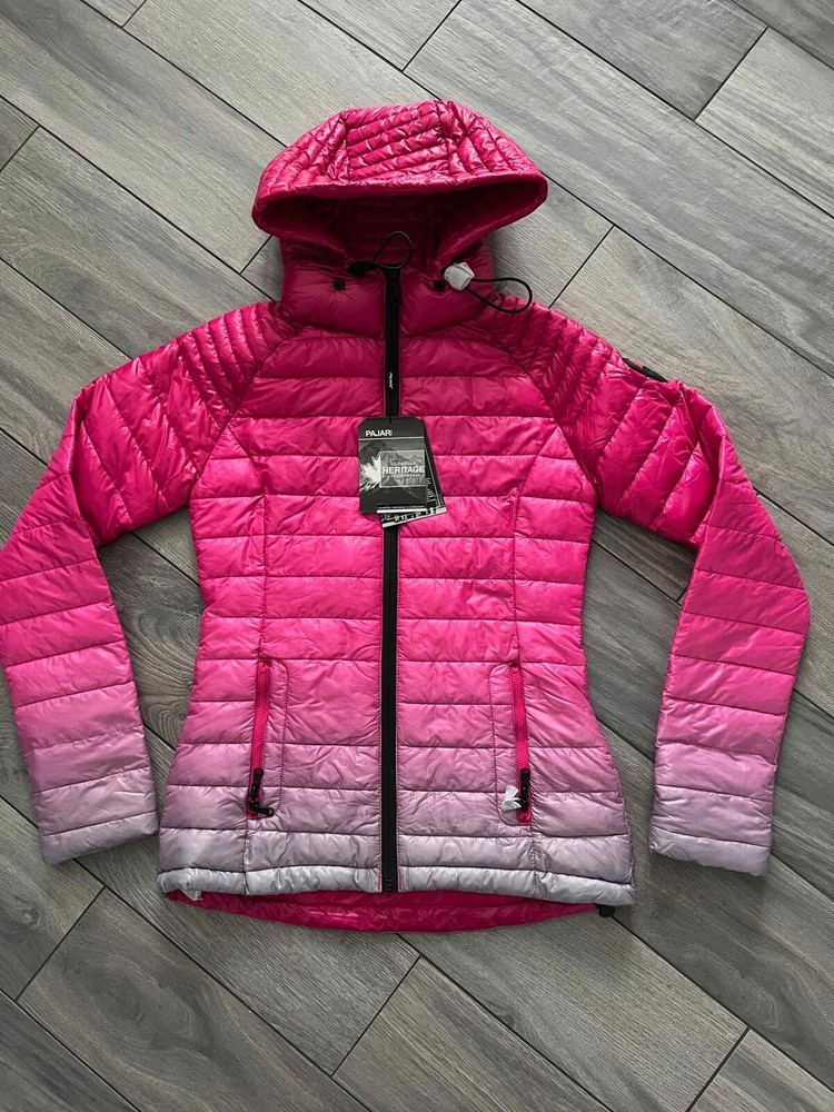 PAJAR CANADA WOMENS AURORA PACKABLE PUFFER JACKET, PINK DUSK, NWT, XS
