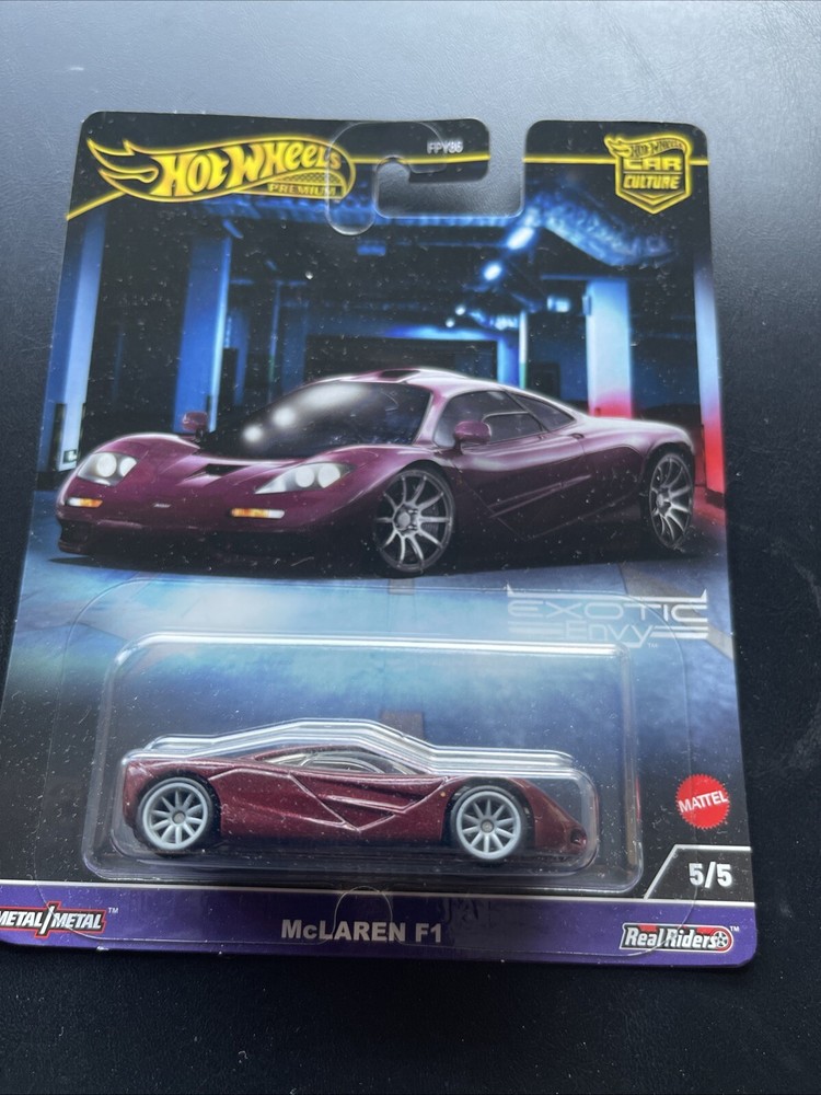 Mclaren F1 Model Car Collection Scale 1 64 8cm Hot Wheels HKC77 Diecast