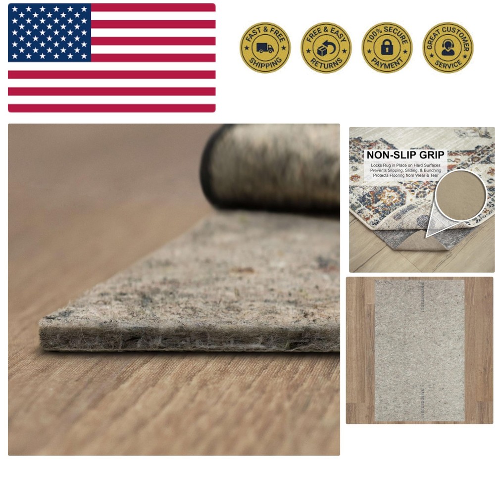 8' x 10' Non Slip Grip Rug Pad 1/4