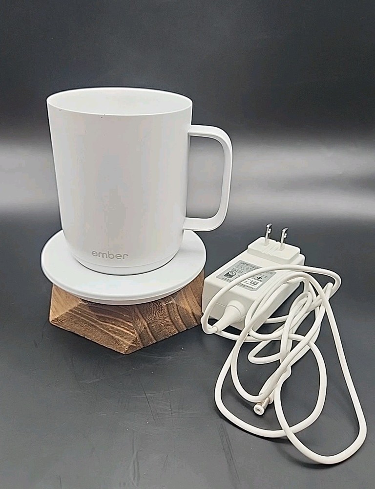 Ember Smart Mug 2 10oz White with Temperature Control Charging Base