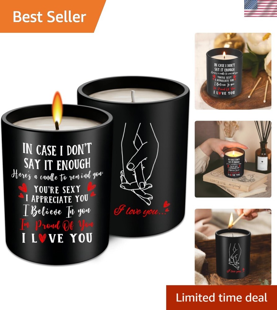 Valentines Day Gift Candles, Wife Romantic Valentine Present For Her I Love You-image