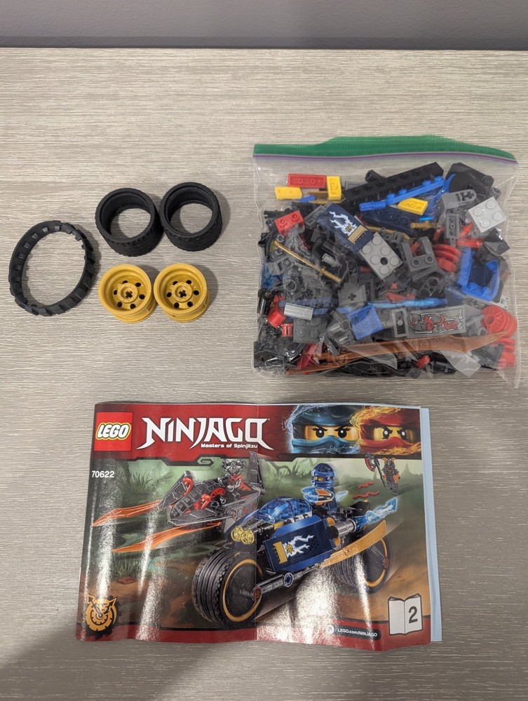 LEGO Ninjago Desert Lightning 70622 Retired Set with Instructions No Minifigures