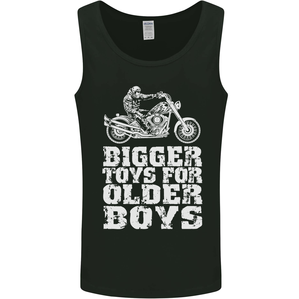 Bigger Toys Older Boys Motorbike Biker Mens Vest Tank Top