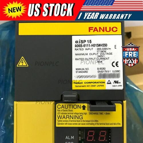 1PC Fanuc A06B-6111-H015#H550 New Servo Drive Fast Ship US Free TAX