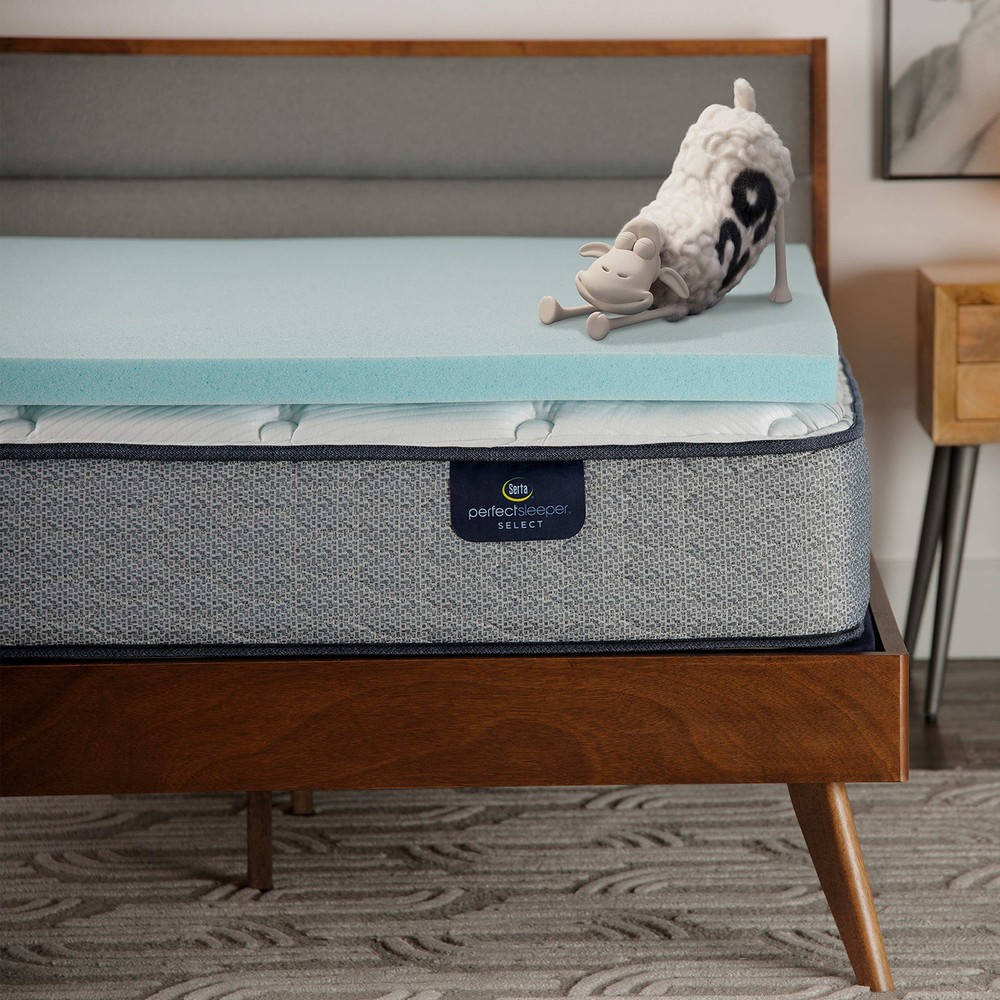 ThermaGel 2-Inch Cooling Memory Foam Mattress Topper for Pressure Relief