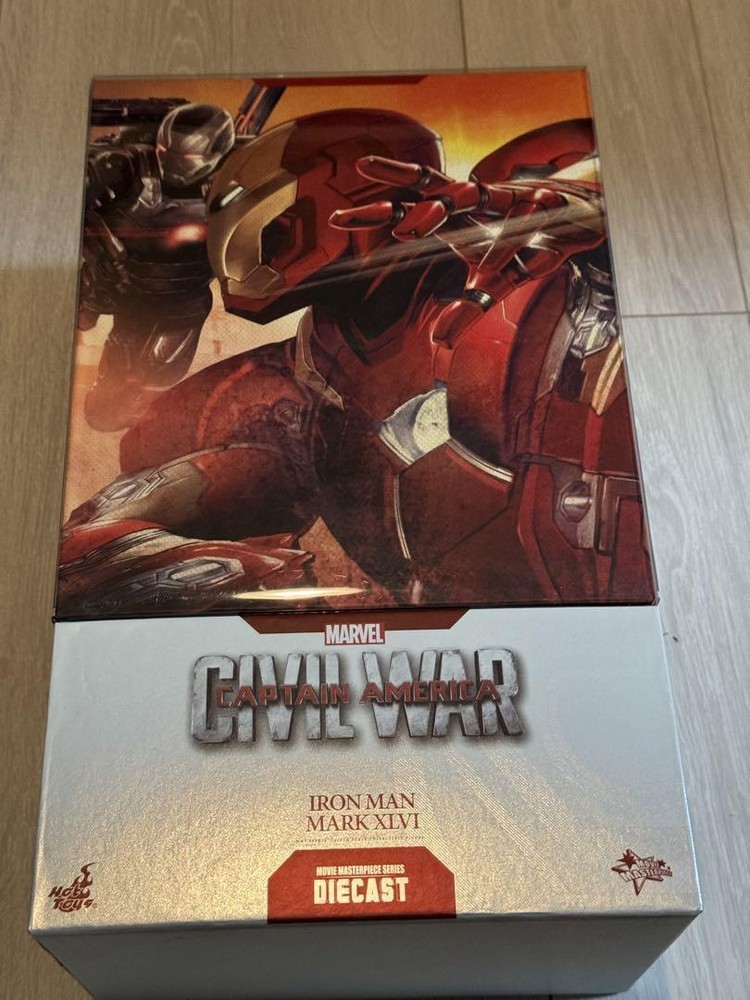 Marvel Civil War Iron M.a.n Mark XLVI MK 46 MMS353 D16 1/6 Hot Toys Used