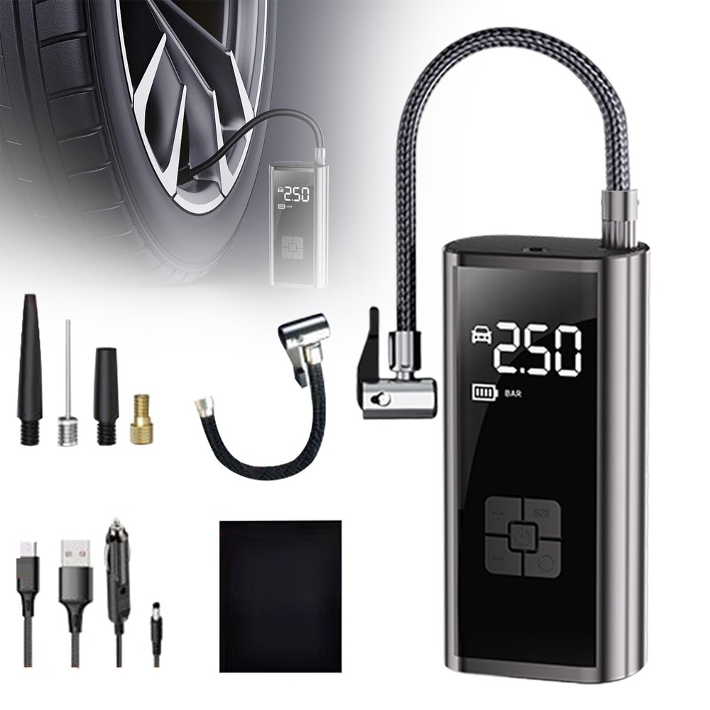 Portable Air Moto Pump for Car Bike Tires Fast Inflation Compressor