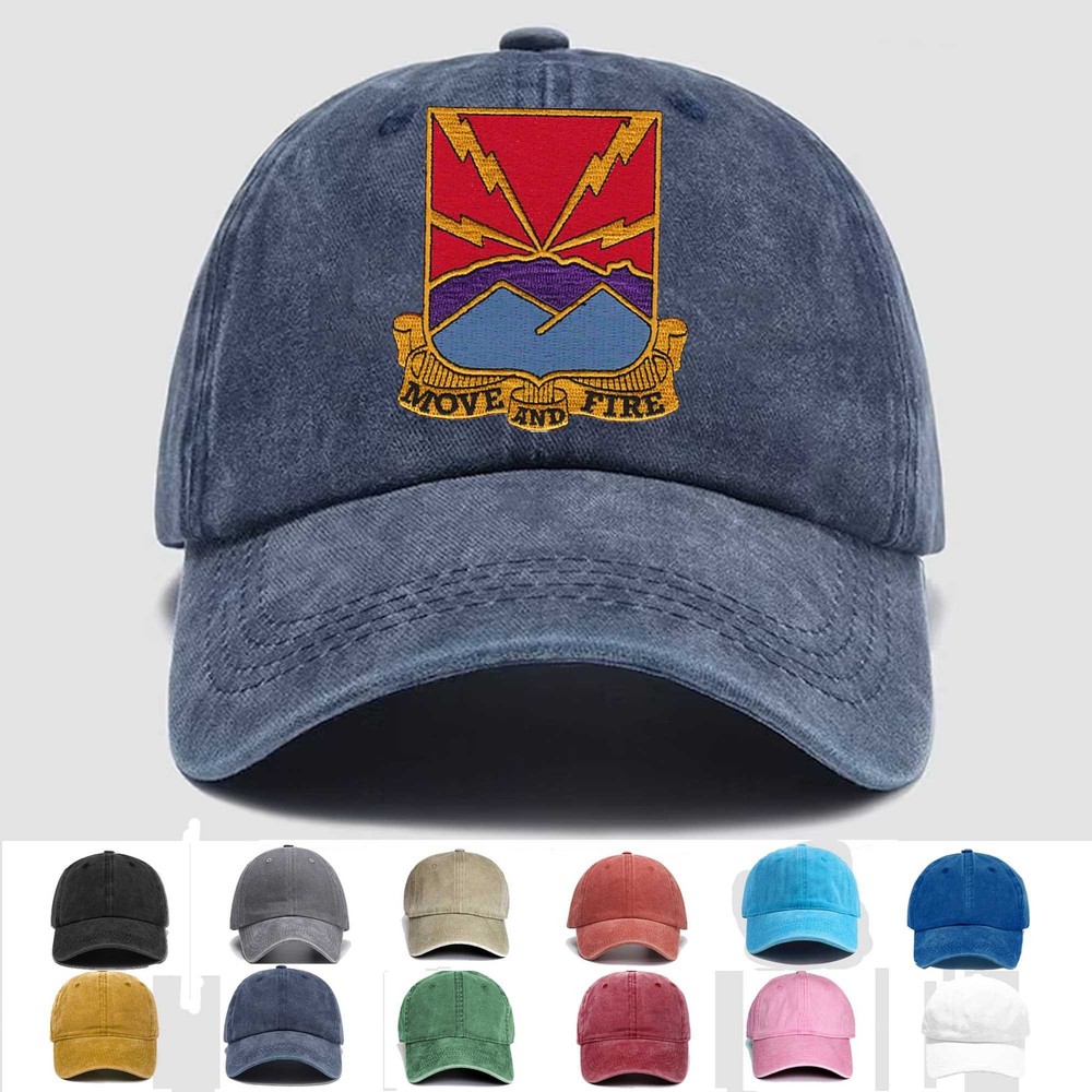 Custom Embroidered Hat 593rd Field Artillery Battalion, Veteran Cap, Trucker Hat