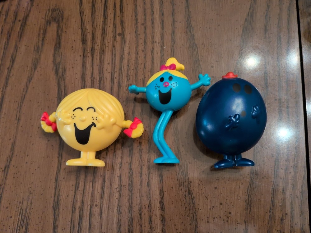 Mr Men & Little Miss McDonalds Figures  Lot of 3 Figures 2019