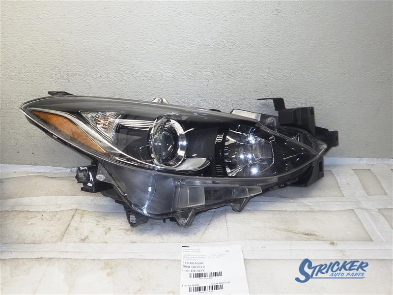 2014-2016 Mazda 3 Right Halogen Headlight Assembly BPW1510K0 R01587446