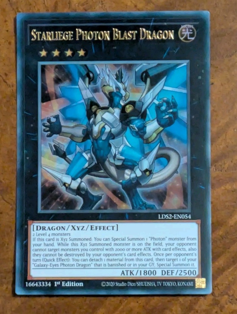 Starliege Photon Blast Dragon LDS2-EN054 Ultra Rare 1st Edition YuGiOh TCG