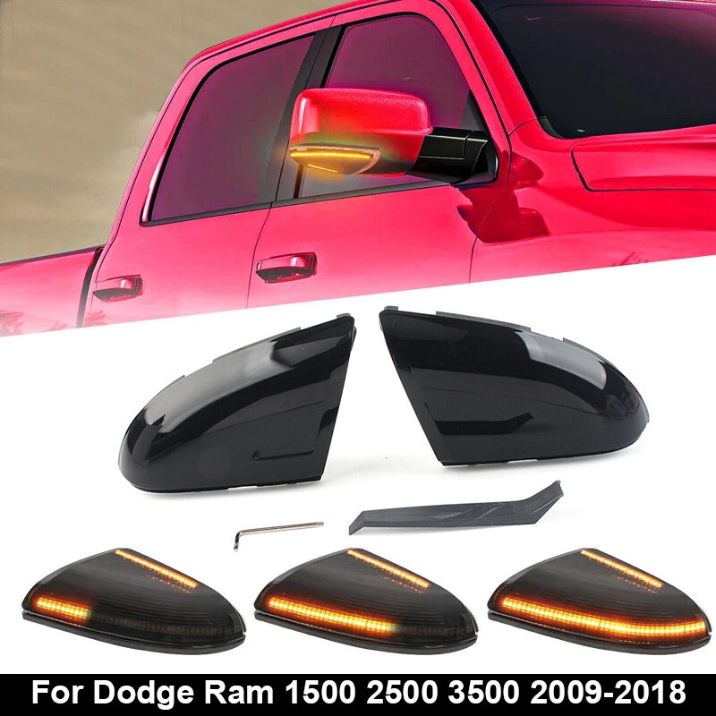 Dodge RAM 1500 2500 3500 LED Amber Side Mirror Turn Signal Lights