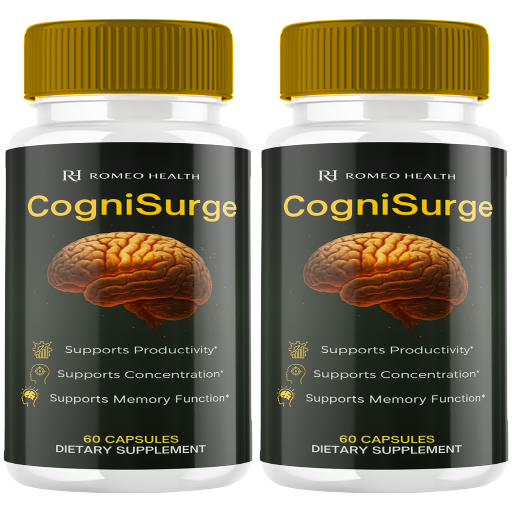 CogniSurge Brain Health & Memory Support (2 Bottle)