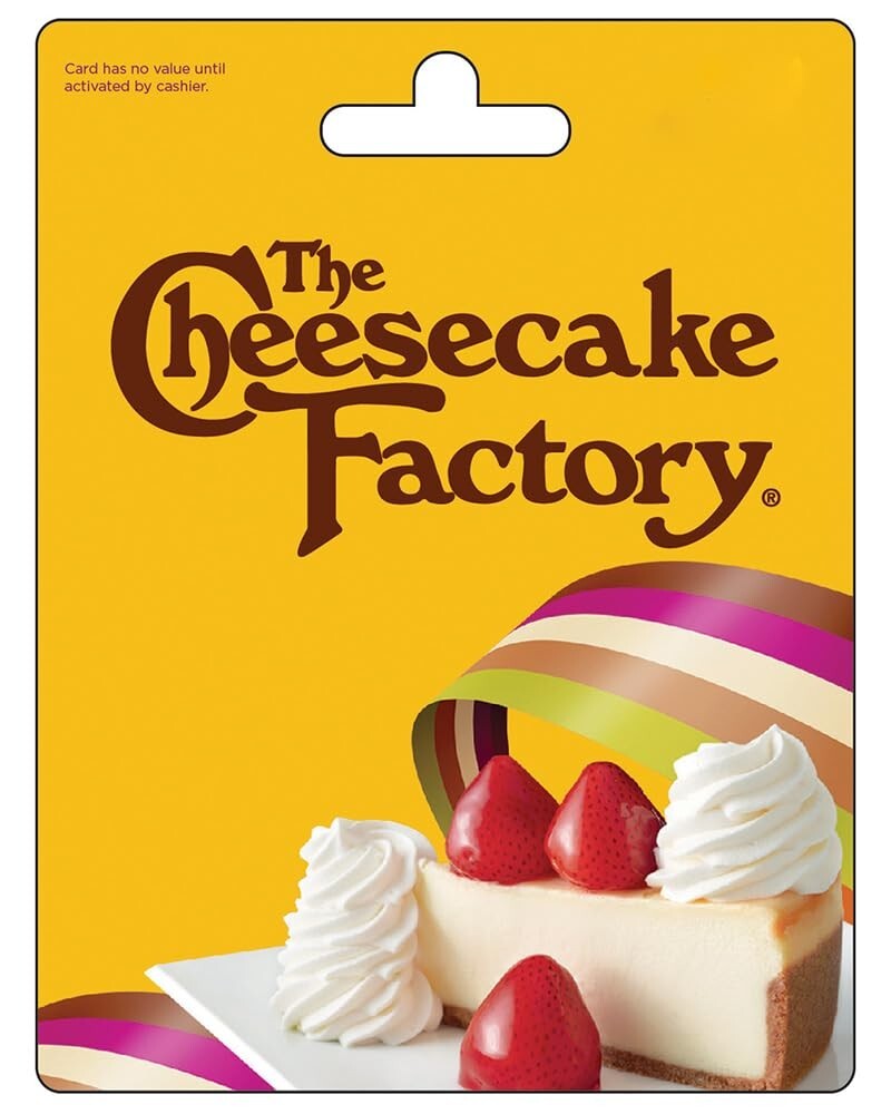 Cheesecake Factory $25 Gift Card for Dining Delights  