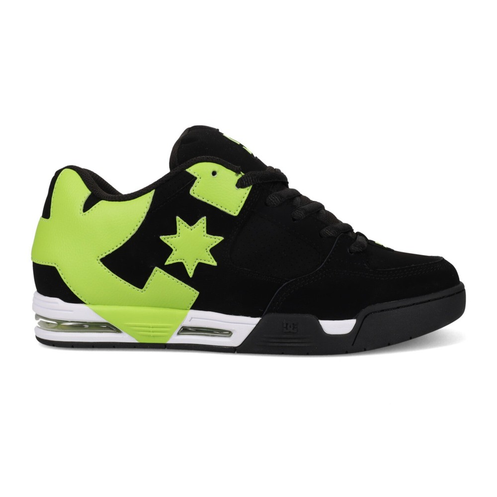 DC shoes DC command black lime skate shoes new 41 42 43 44 45 46