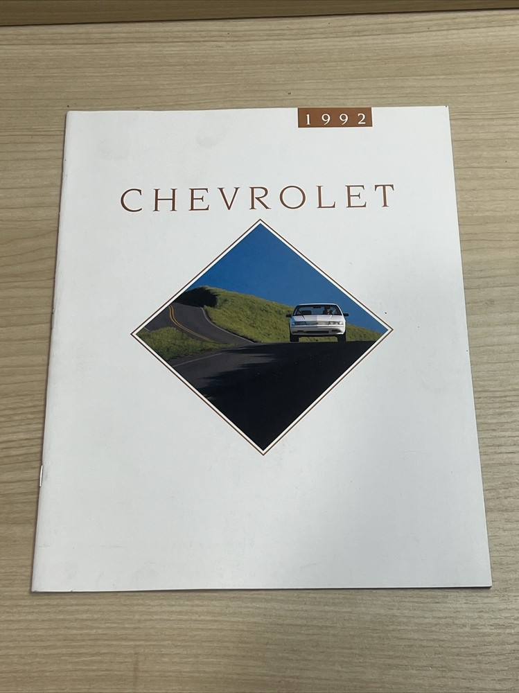 Original 1992 Chevrolet Full Line Deluxe Sales Brochure 92 Chevy Corvette Camaro