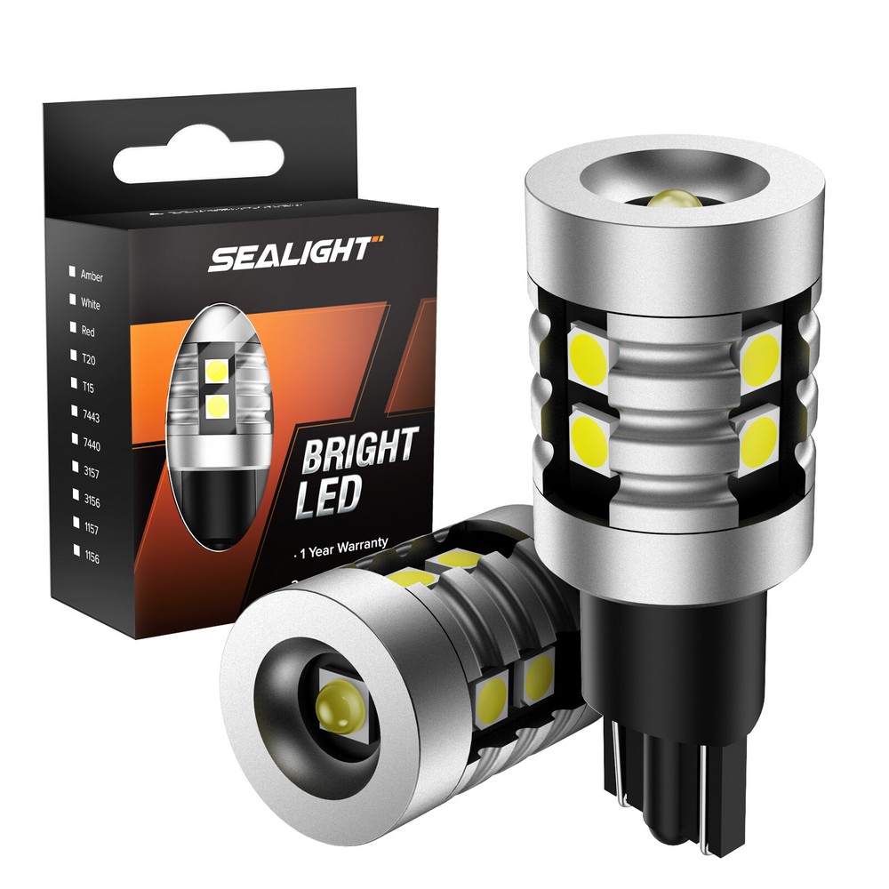 921 912 LED Reverse Light T15 LED Bulbs 1000LM White Super Bright Xenon SEALIGHT