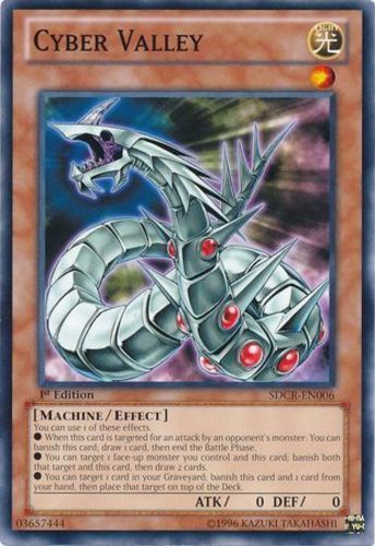Cyber Valley SDCR-EN006 Common 1st Edition LP Yu-Gi-Oh Card