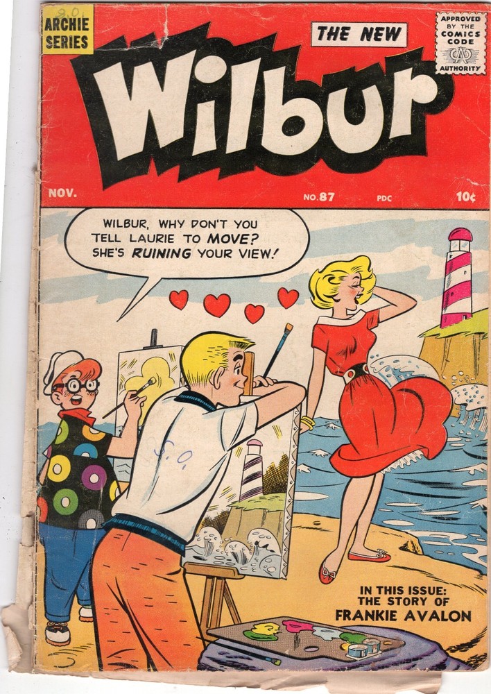 Archie Series Wilbur 87 Vol 1 Frankie Avalon 1959