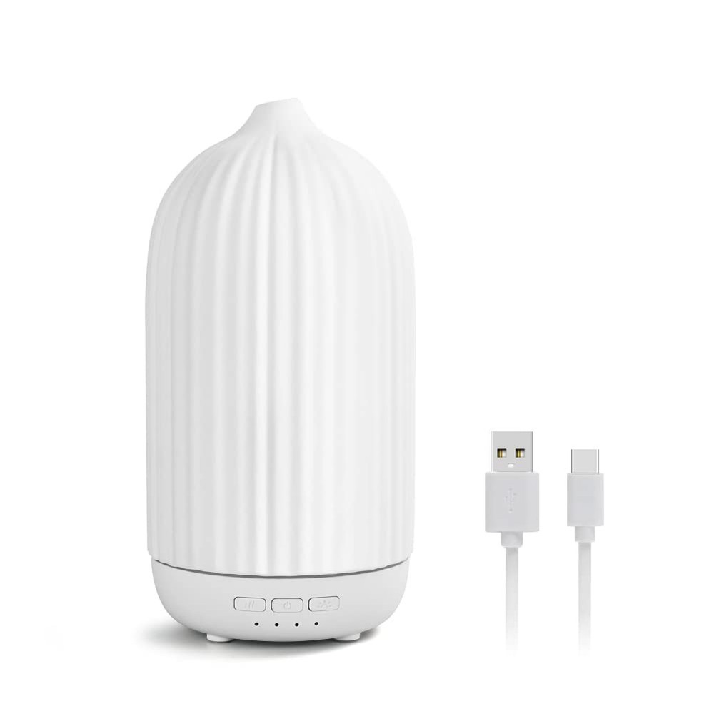 Large Room 100ML Ceramic Essential Oil Diffuser for Aromatherapy