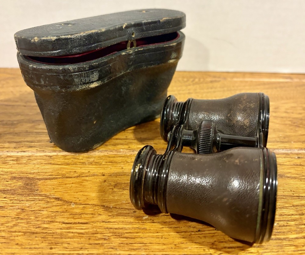 Vintage Lemaire fabt paris binoculars / Opera Glasses with case