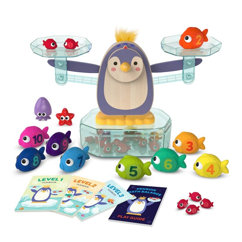 Battat Penguin Math Balance Math Scale Toy