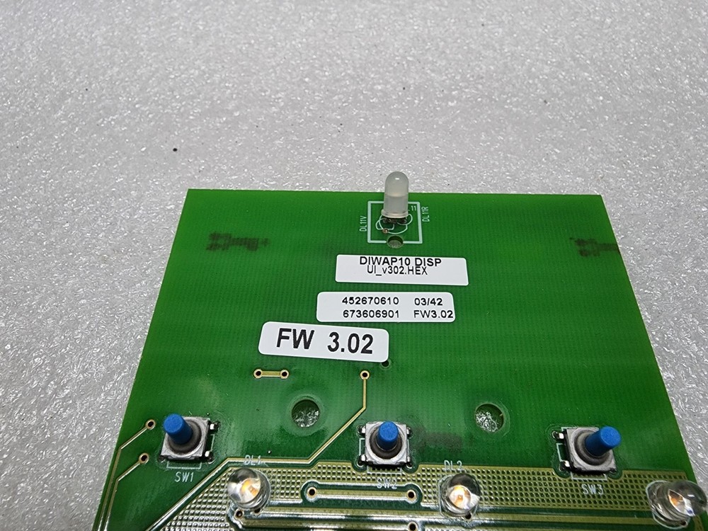 GE POWER CONTROL 356002101A PCB DIWAPP10-DISP UI-V302.HEX 452670610