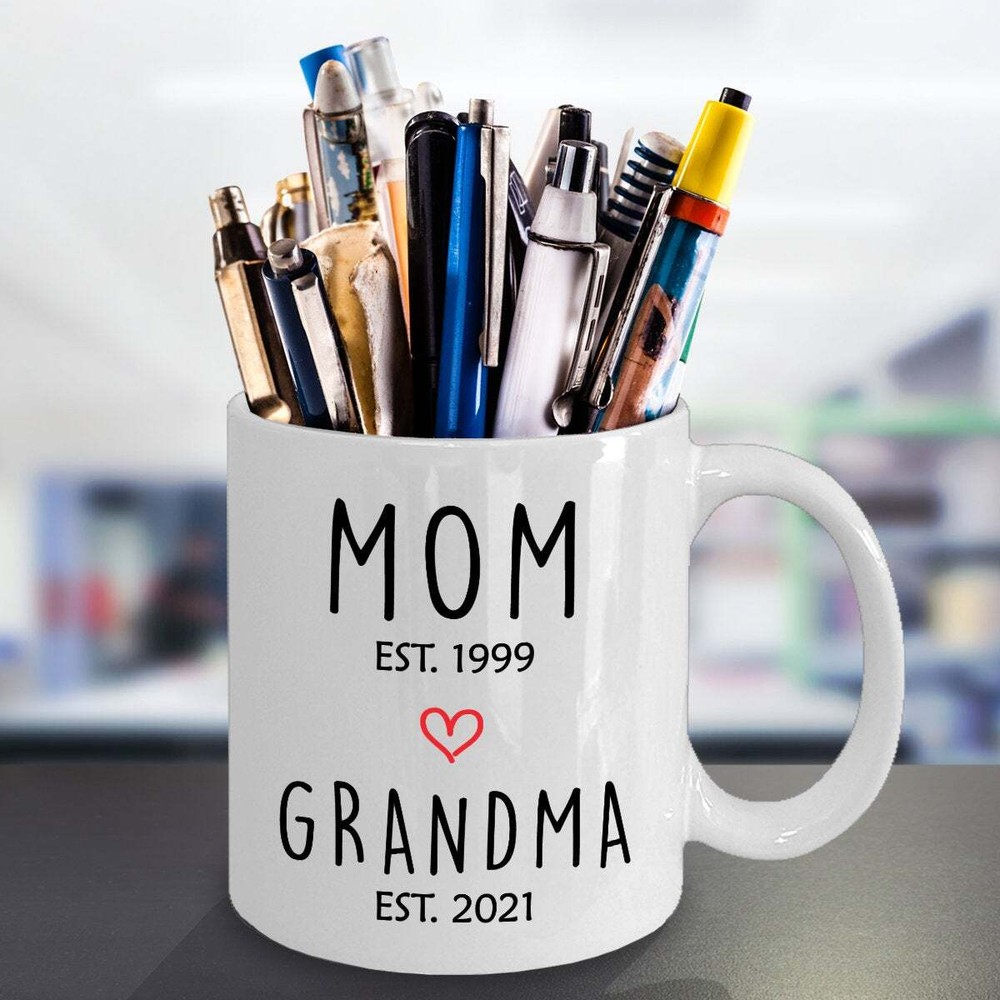 Fist Time Grandma Gift Custom Mom New Grandma Gift Future Grandma Mug First