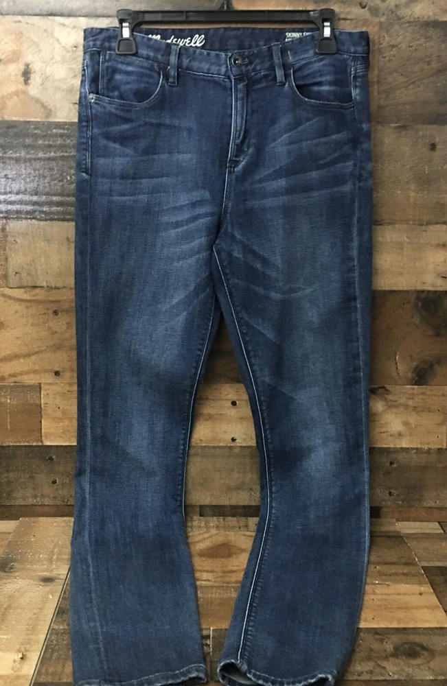 Madewell Womens 29x32 High Rise Distressed Skinny Jeans 10.5 Inch Inseam