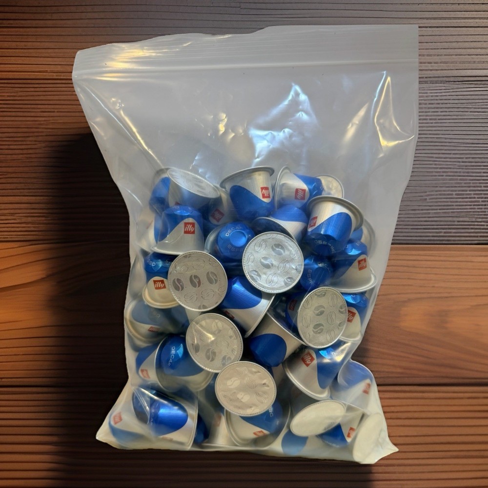 illy DECAF ESPRESSO Capsules, Nespresso Original Line, 80 count LOOSE Exp 03/26