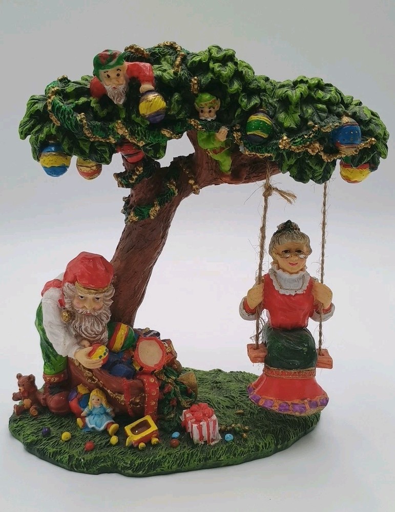 Cedar Creek Santa Claus Swing with Elves 7