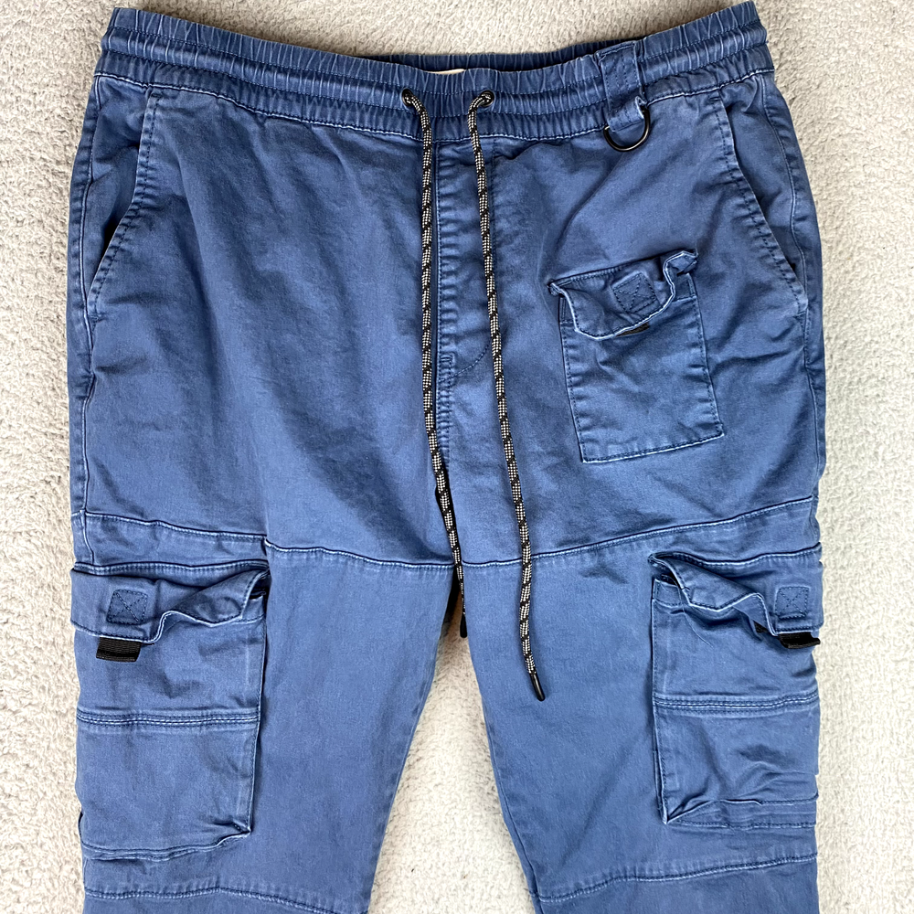 Pacsun Pants Mens Large Joggers Cargo Elastic Waist Drawstring Outdoor Grunge