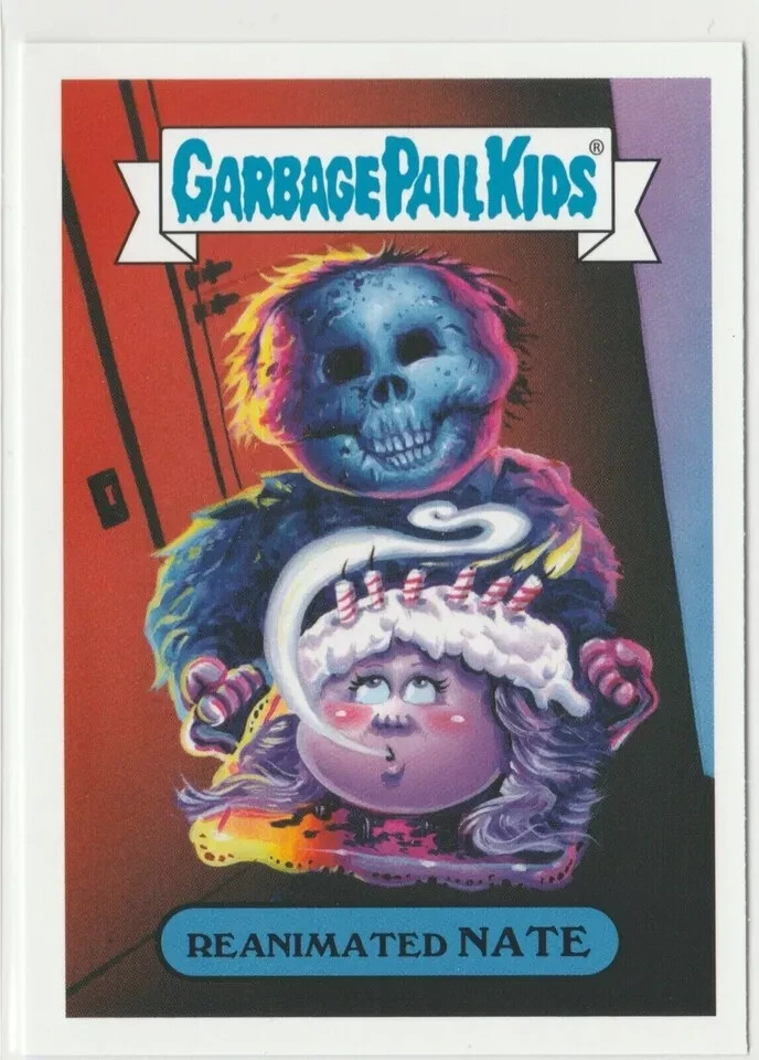 Reanimated Nate #3b Garbage Pail Kids GPK 2019 Revenge of Oh the Horror-ible
