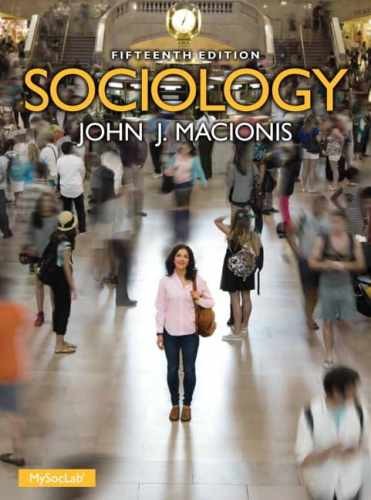 Sociology (15th Edition) - Hardcover, by Macionis John J. - Acceptable