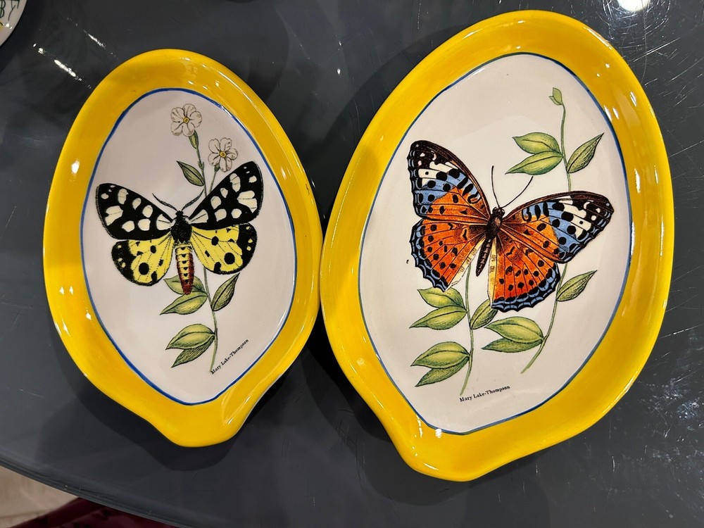 Butterfly Mary Lake Thompson Oval Mini Platters