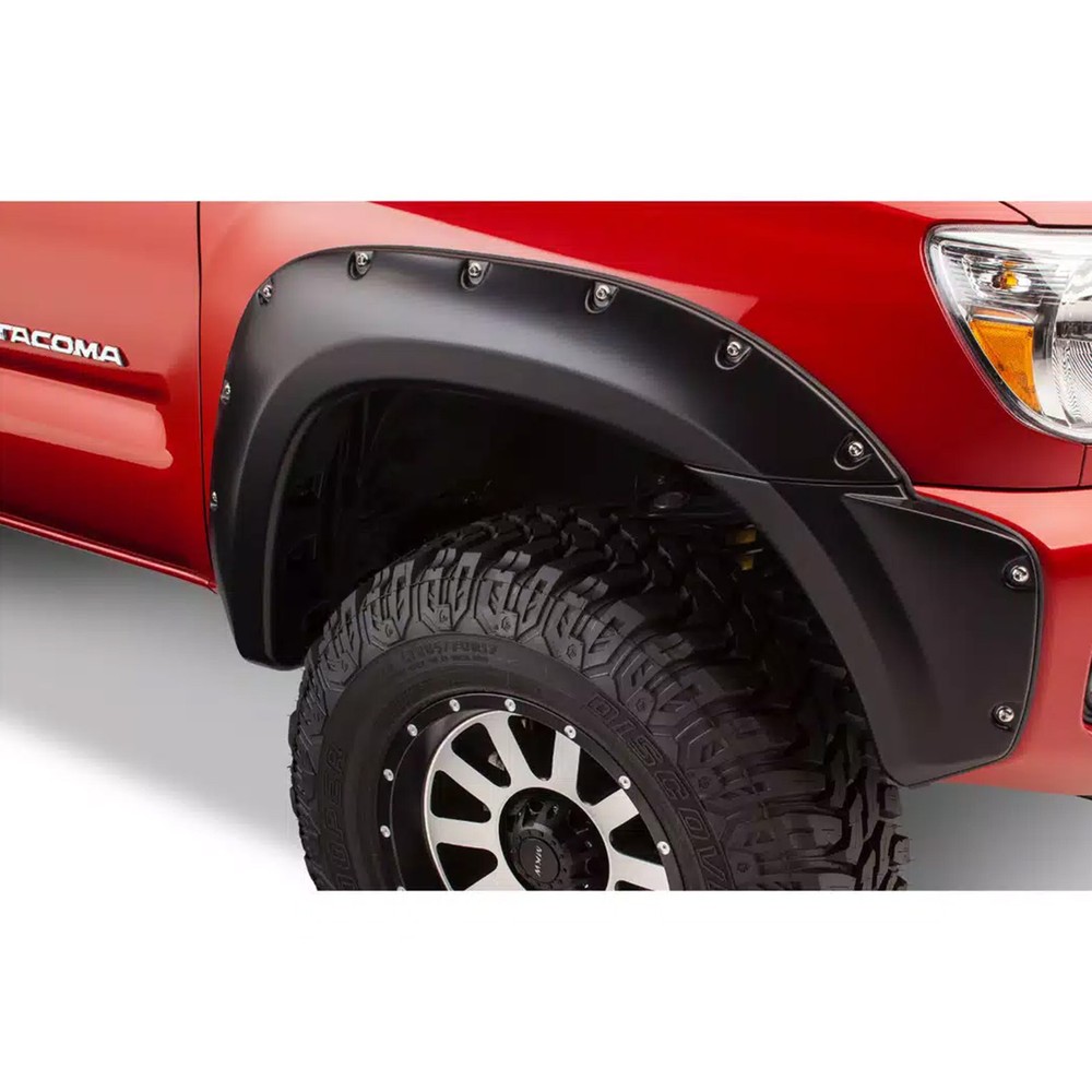 Bushwacker Pocket Rivet Front Fender Flares for 2012-2015 Toyota Tacoma