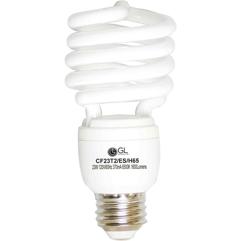 Goodlite 23W CFL 100W Replacement 1600-Lumen T2 White Bulb