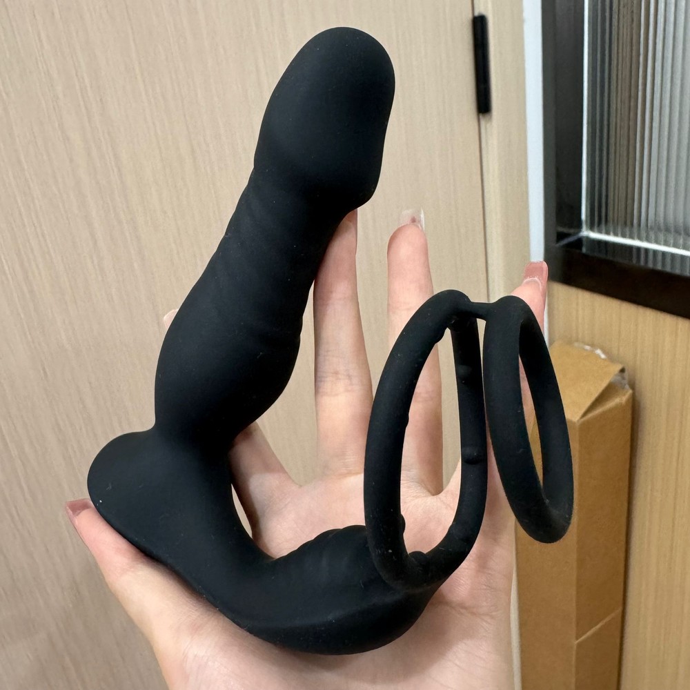 Thrusting Vibrator Anal Butt Plug Cock Ring Prostate Massager Sex Toys for Men