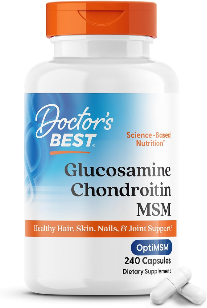 Glucosamine Chondroitin Msm with Optimsm Capsules, Supports Healthy Joint Struct