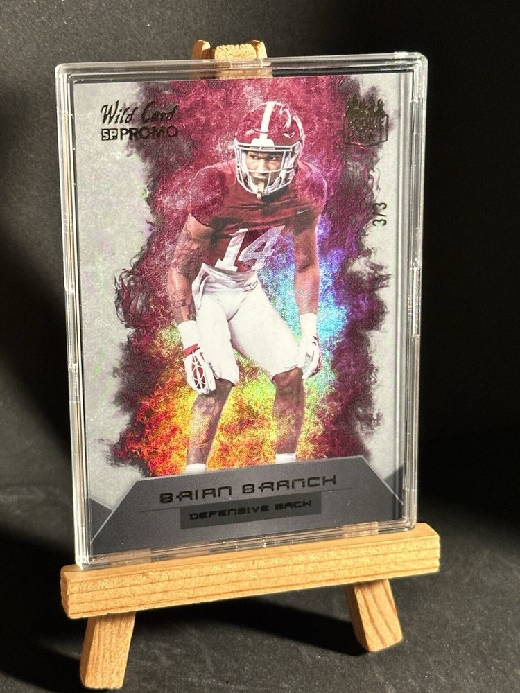 2023 Wild Card Brian Branch Rookie Heat RHP-3 Purple 3/3