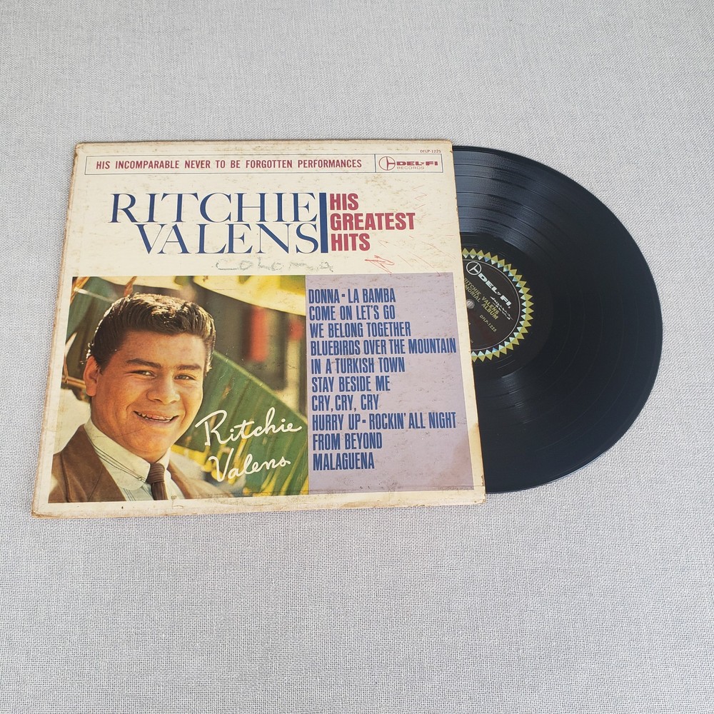 RITCHIE VALENS • His Greatest Hits 1963 LP Mono LISTEN