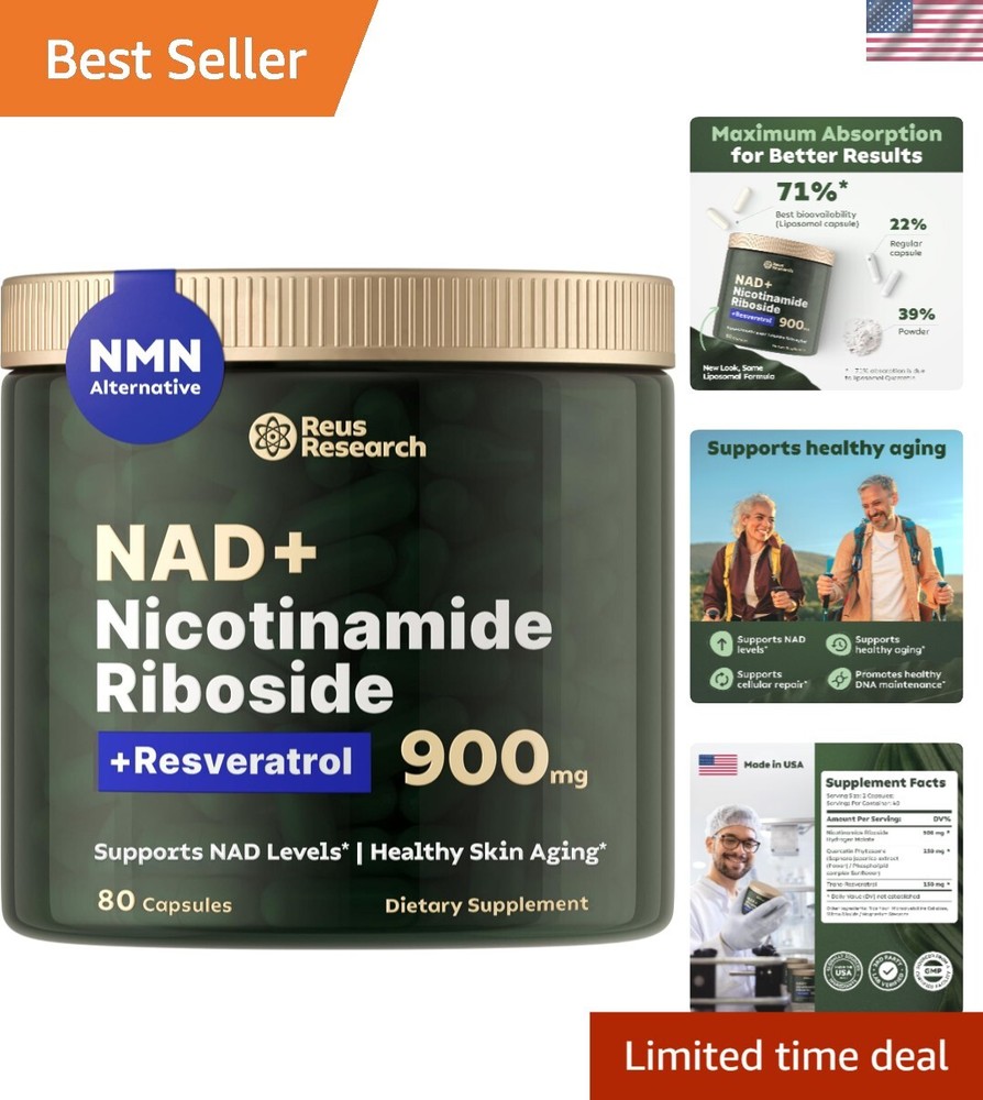 Premium Liposomal Nicotinamide Riboside Supplement for Anti-Aging & Energy Boost