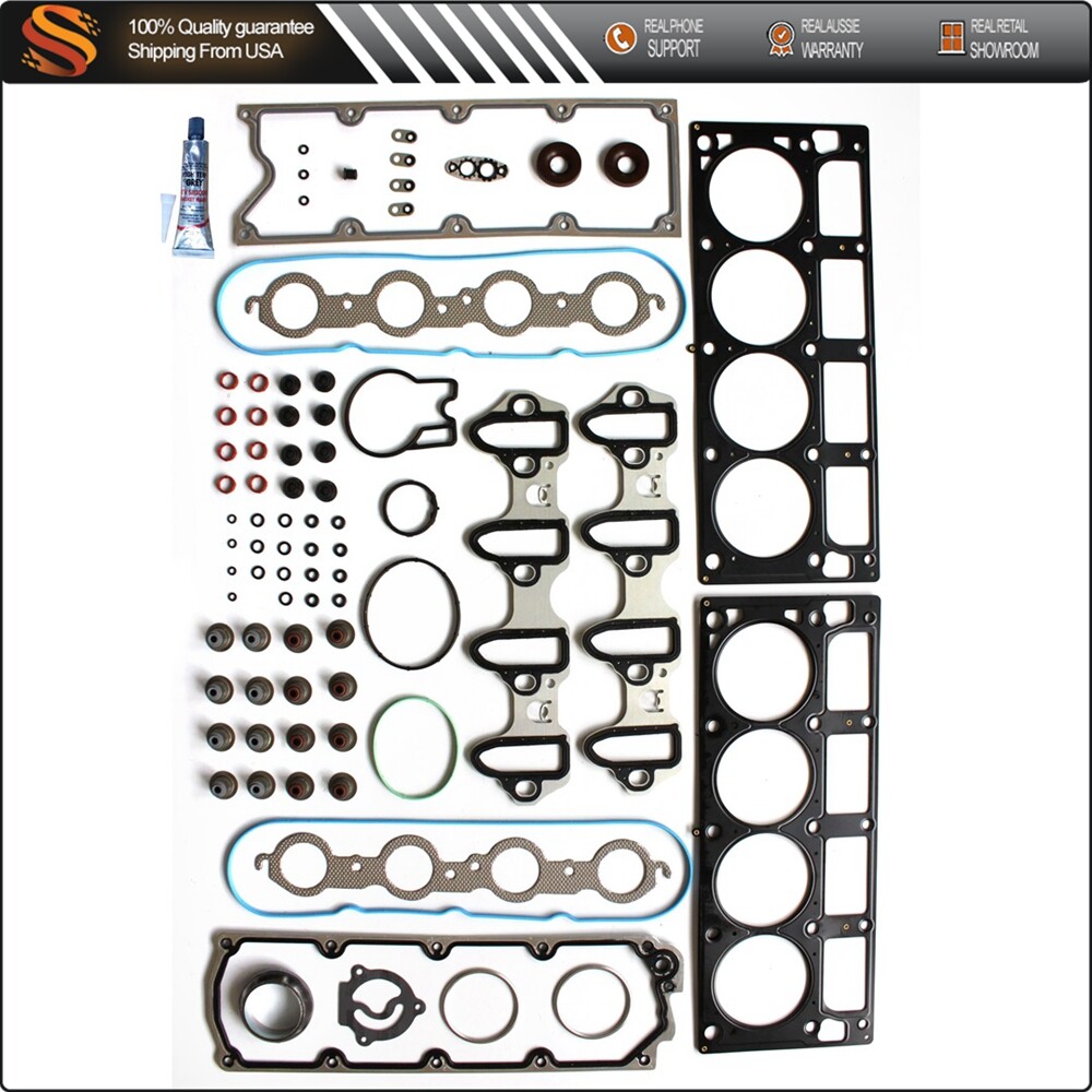 Head Gasket Set Fits 04-09 GMC Yukon Chevrolet Suburban 6.0L VIN U K Y Wholesale