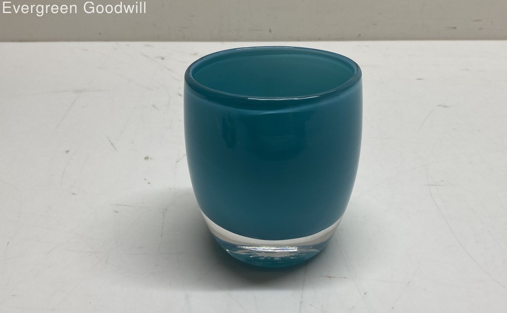 Glassybaby Light Blue Candle Holder