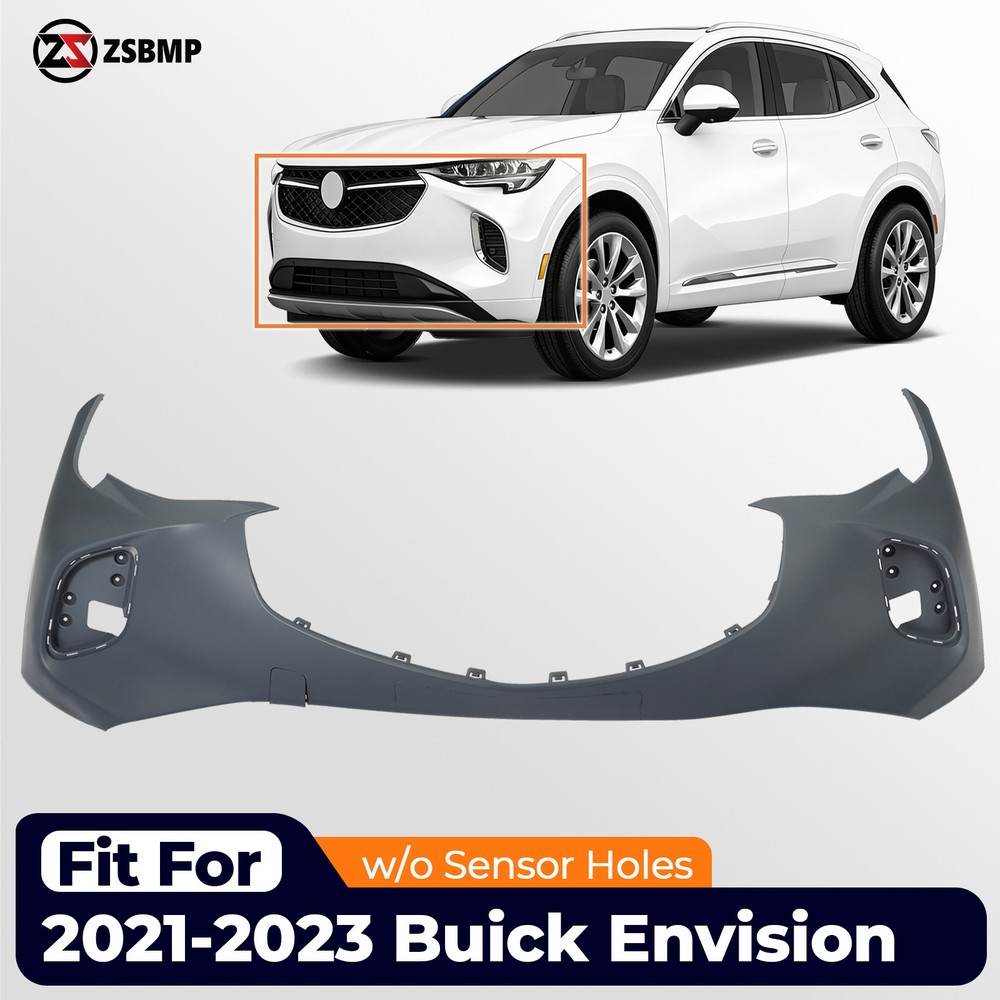For 2021-2023 Buick Envision Front Upper Bumper Cover W/O Sensor Hole 85142782