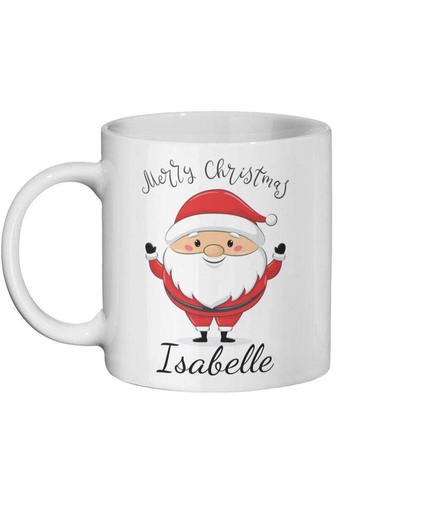 Personalised Santa Claus Mug Father Christmas Mug Christmas Gift Any Name Can Be