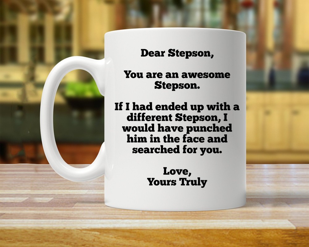 Personalized Stepson Gift Ideas Funny Gift For Stepson Gift For Stepson Birthday