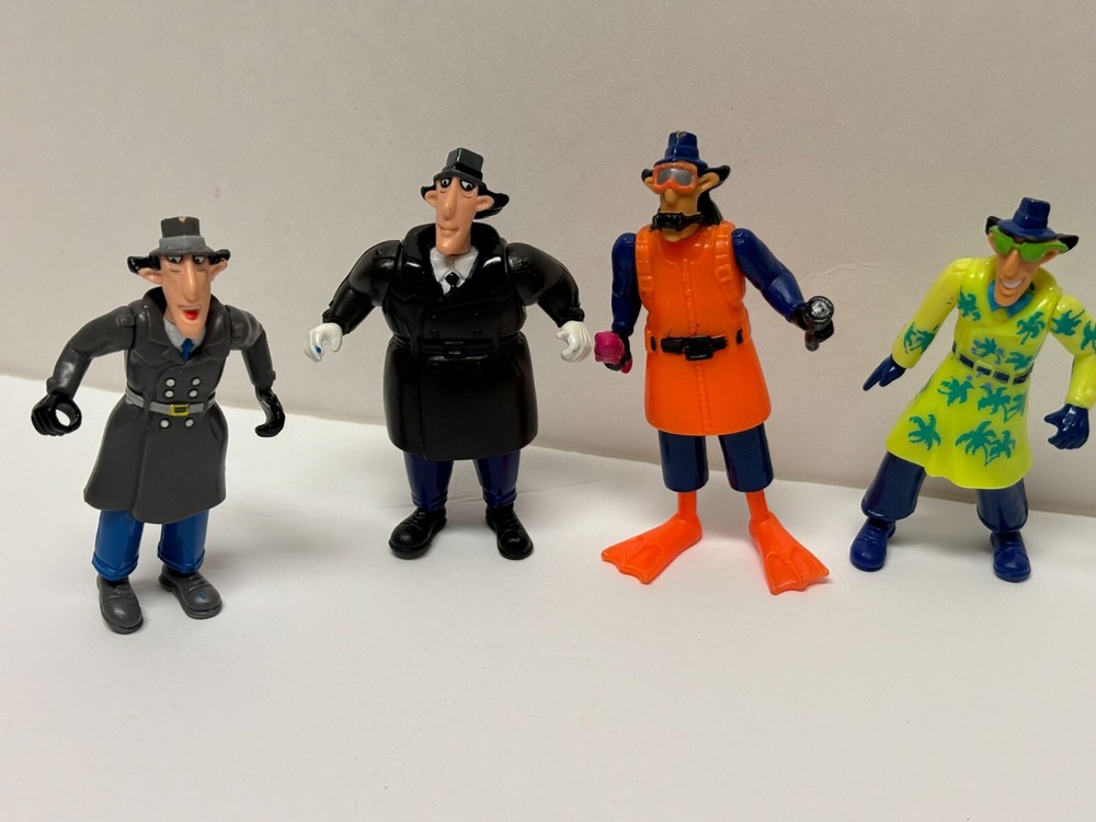 Vintage 1991 Inspector Gadget Burger King Kids Club Toy with Extendable Legs & Neck