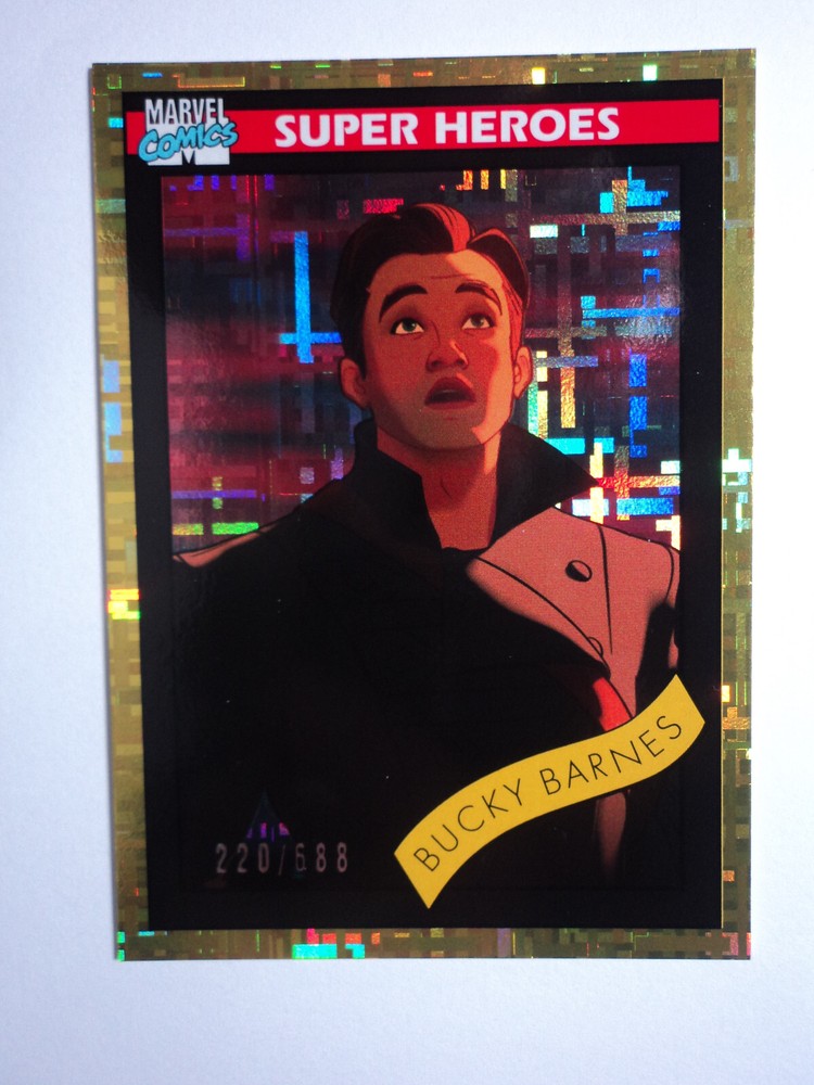 2023 Upper Deck Marvel What If? Dimensions Gold #44 Bucky Barnes 220/688